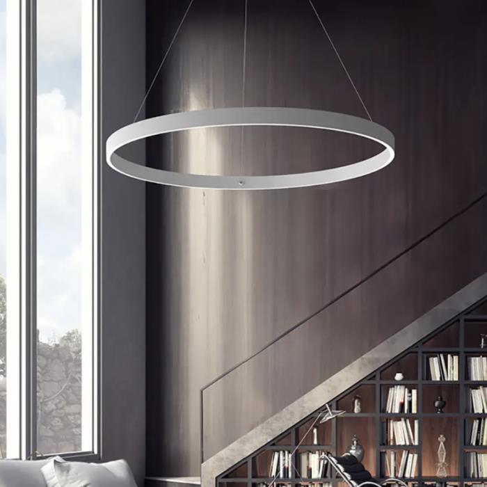 Sospensione ad anello led Game nera