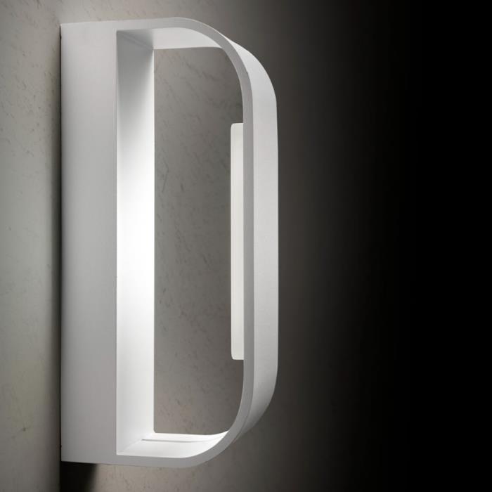 Lampada da parete Handles nera