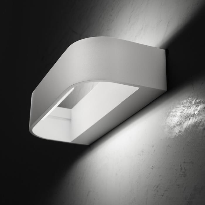 Lampada da parete Handles nera