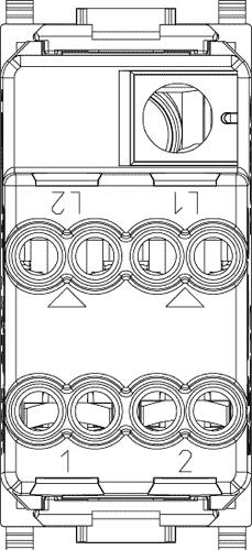 Invertitore illuminabile Plana 16A 1 modulo