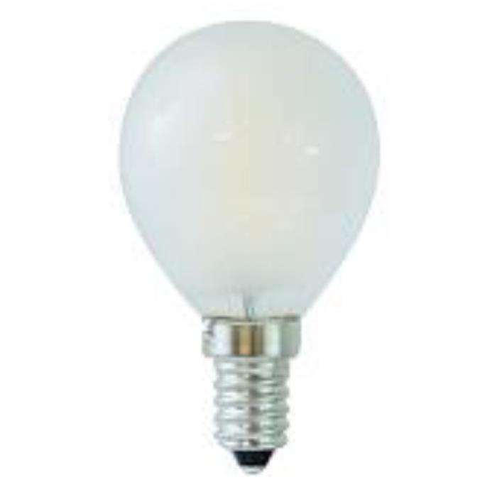 Lampadina a Led E14 a minisfera satinata - 4W