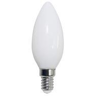 Lampadina a Led E14 a candela bianco latte - 4W