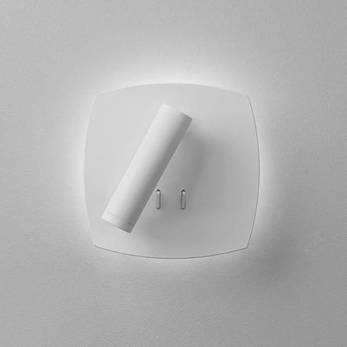 Lampada da parete Nightly Q bianca