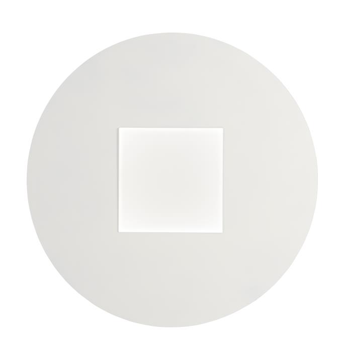 Plafoniera a Led rotonda con diffusore centrale grigio perla - Pixart