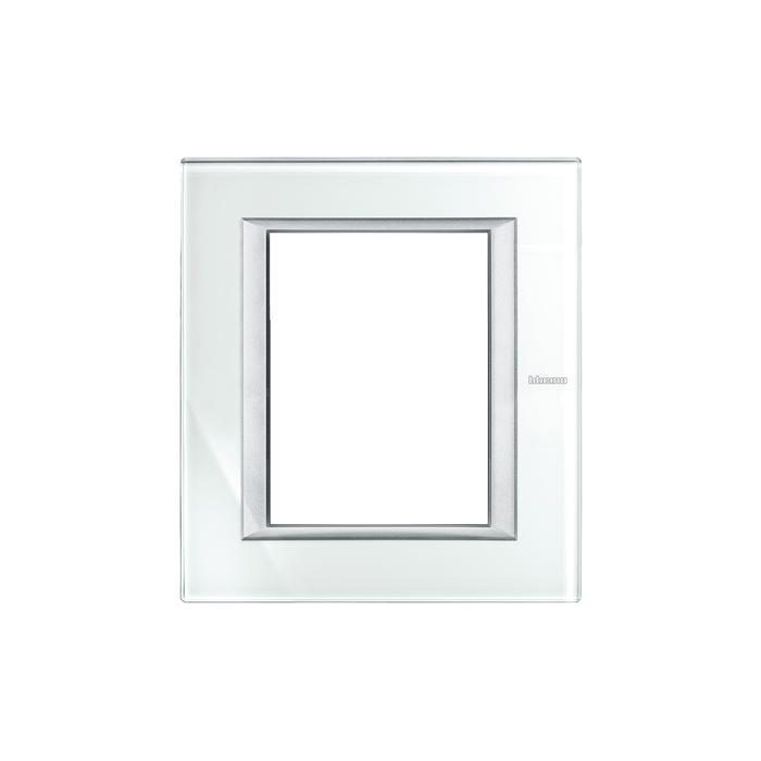 Placca Axolute 3 + 3 moduli White