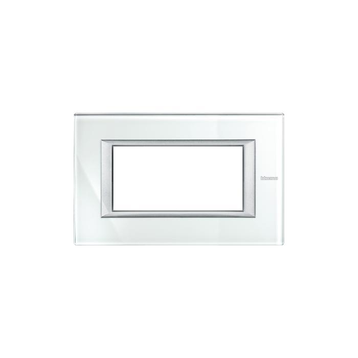 Placca Axolute 4 moduli White