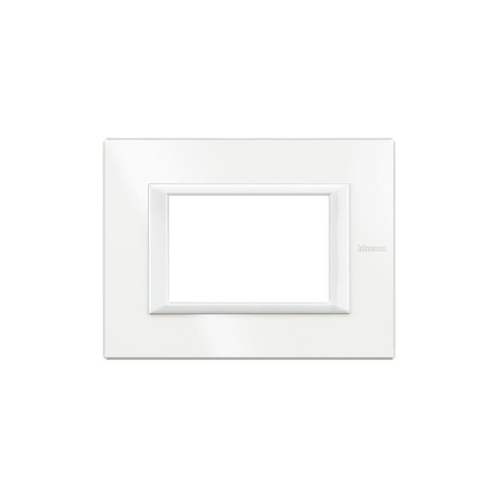 Placca Axolute 3 moduli bianco