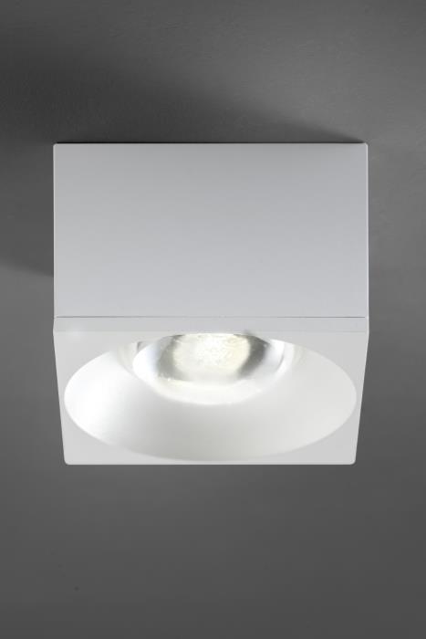 Plafoniera a Led moderna cubica a soffitto antracite - Pocket