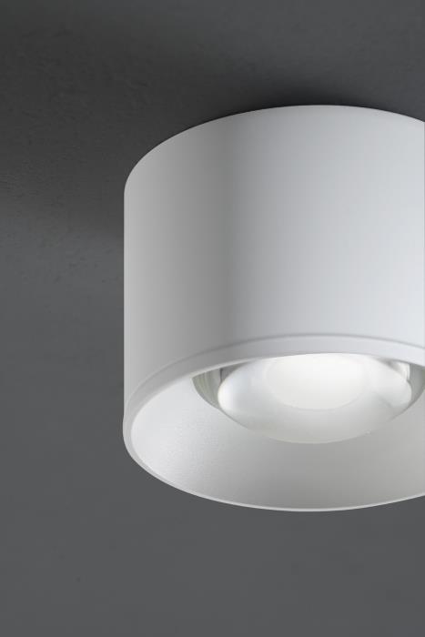 Plafoniera a Led moderna cilindrica a soffitto rame opaco - Pocket