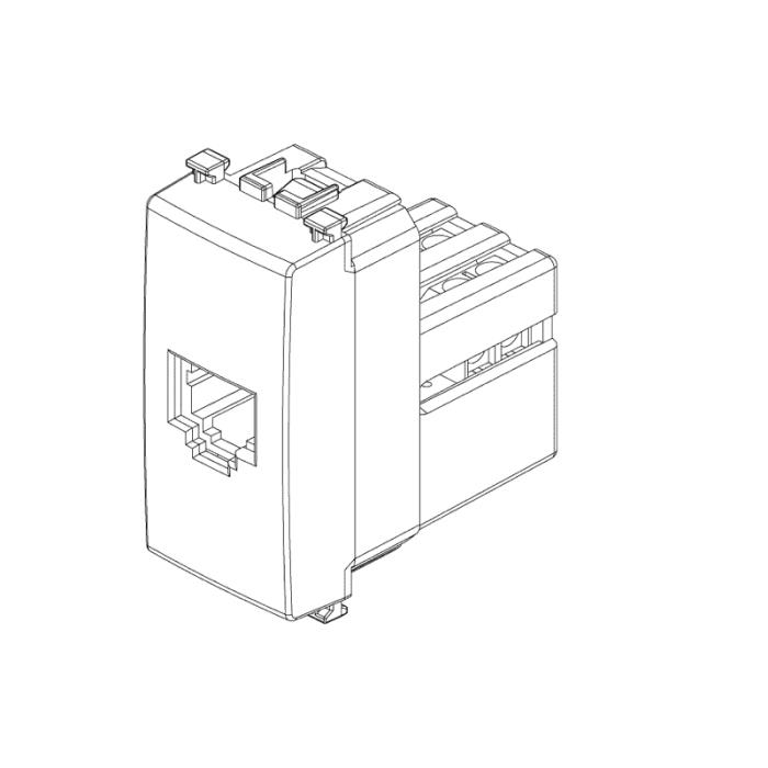 Presa telefonica RJ11 Arké