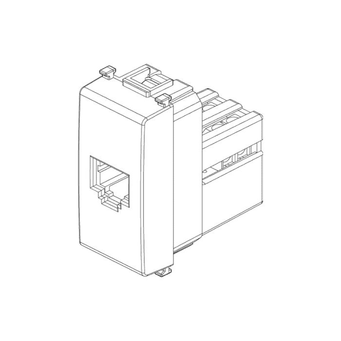 Presa telefonica RJ11 Plana