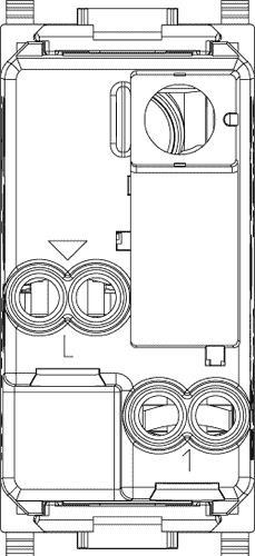 Pulsante illuminabile normalmente aperto 1 modulo Vimar Plana