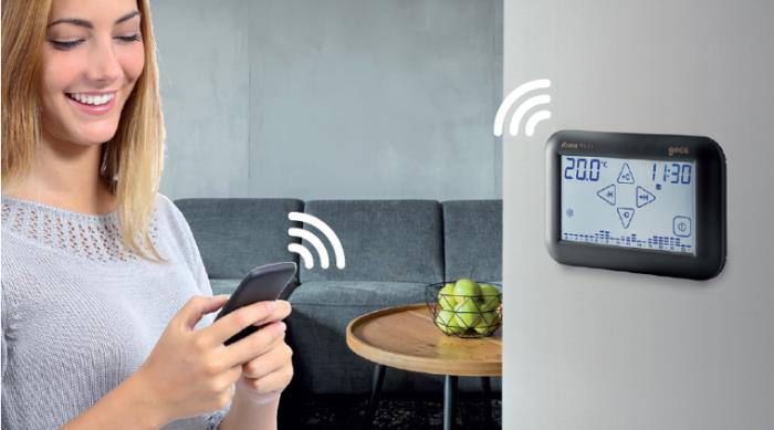 Cronotermostato wifi touchscreen da incasso settimanale - Roma WiFi