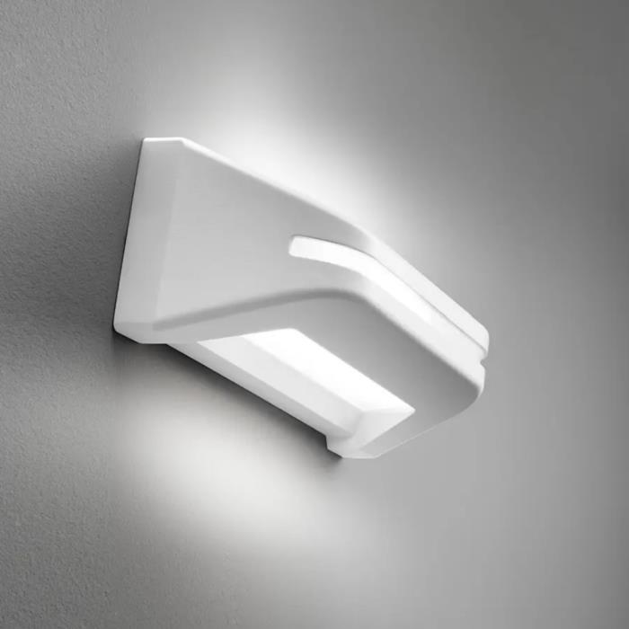 Lampada da parete led Tay nera