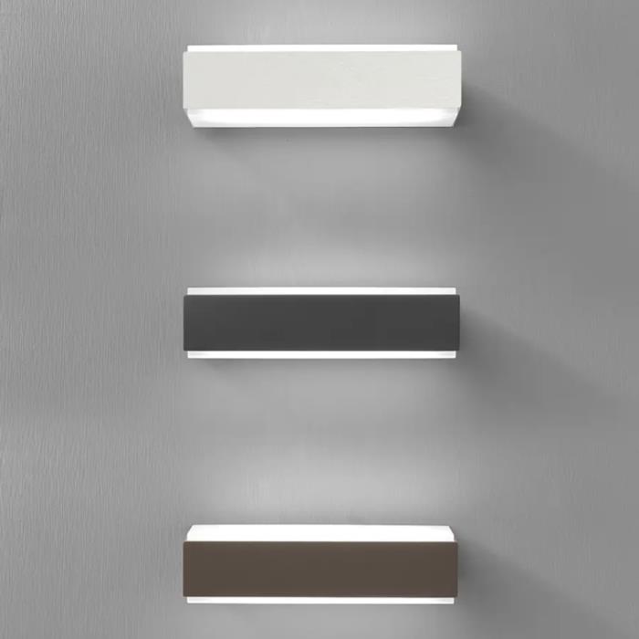 Lampada da parete led View nera