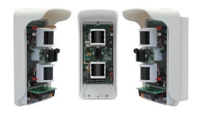 Sensore da esterno volumetrico doppia tecnologia antimascheramento radio 868MHz