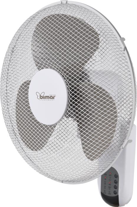  Ventilatore da parete con telecomando e timer 3 pale Ø 40cm