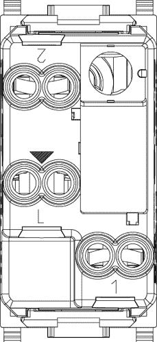 Deviatore Plana 10A 1 modulo