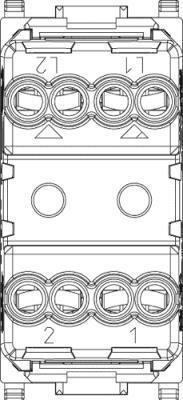 Interruttore a chiave univoca Plana 1 modulo