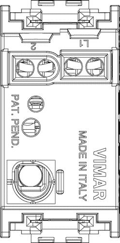 Interruttore illuminabile Idea 1 modulo