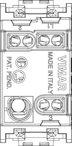 Deviatore illuminabile Idea 1 modulo