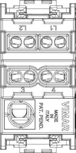 Interruttore bipolare 16A illuminabile Idea