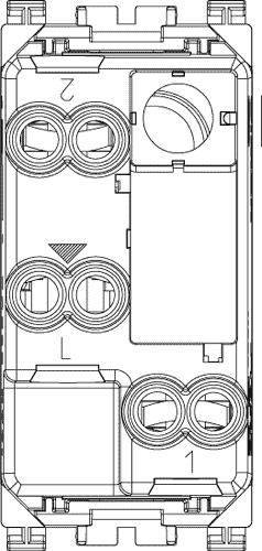 Meccanismo del deviatore Arké 1 modulo