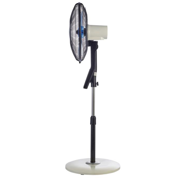 Ventilatore a piantana con telecomando e timer 5 pale Ø 40cm nero