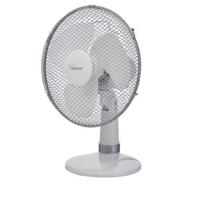 Ventilatore da tavolo 3 pale Ø 30cm - bianco e argento