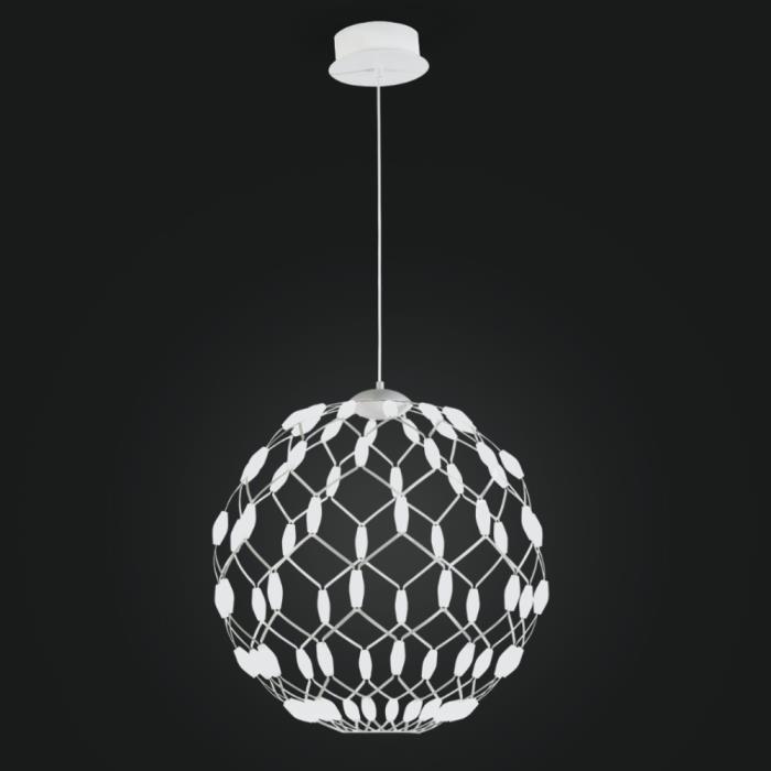 Sospensione led Well bianca