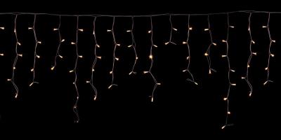 Tenda luminosa prolungabile per esterno 160 Led professionale - Bianco Caldo