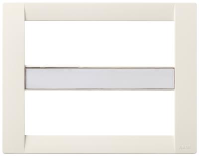 Confezione di placche 12 moduli classica in tecnopolimero Idea - bianco idea