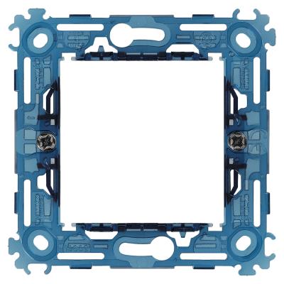 Supporto porta frutti per scatola tonda 2 moduli con viti - Arké