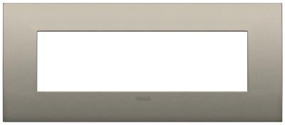 Confezione di placche 7 moduli classica in metallo Arké - beige opaco