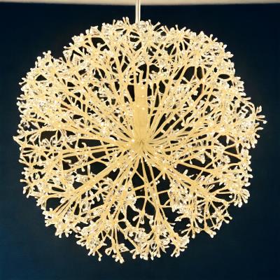 Ramo luminoso a sfera bianco 2500 Led con flash - Bianco Caldo