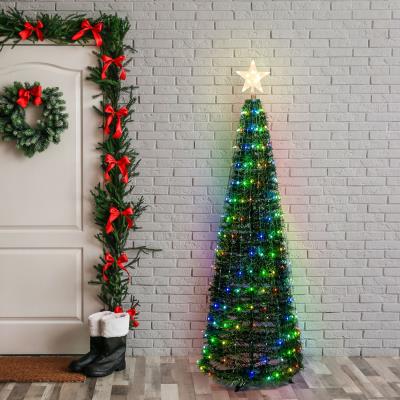 Albero di Natale a cono luminoso 304 MaxiLed - RGB