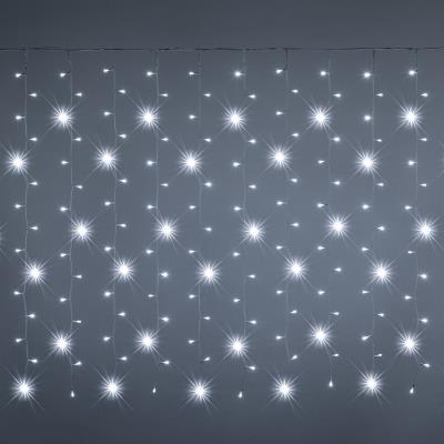 Tenda luminosa per esterno 480 Led con gioco flash - Bianco Freddo