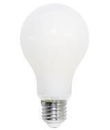 Lampadina a Led E27 a goccia bianco latte - 16W