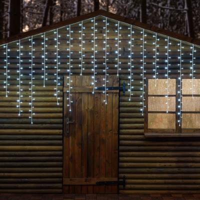 Tenda luminosa per esterno effetto nevicata 480 Led - Bianco Freddo