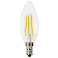 Lampadina a Led E14 trasparente a candela dimmerabile - 4,5W