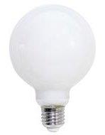 Lampadina a Led E27 a globo bianco latte - 8W