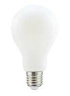 Lampadina a Led E27 a goccia bianco latte - 12W