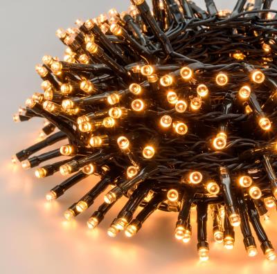 Catena luminosa 1000 Led con gioco luce per alberi di Natale - Bianco Classico