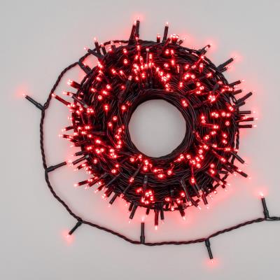Catena luminosa 360 Led con gioco luce - Rosso