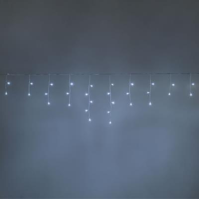 Tenda luminosa a batteria 60 Led per esterno prolungabile - Bianco Freddo