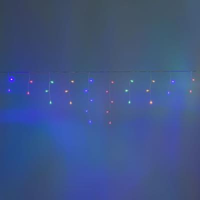 Tenda luminosa a batteria 60 Led per esterno prolungabile - Multicolor