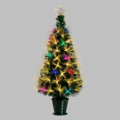 Albero di Natale a fibre ottiche multicolor