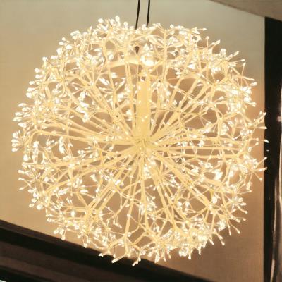 Ramo luminoso a sfera bianco 1200 Led con flash - Bianco Caldo