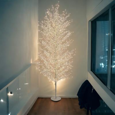 Albero champagne luminoso da esterno 1560 Led con flash - Tiglio