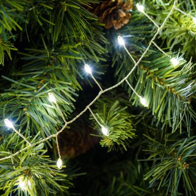 Catena luminosa 1000 Led filo d'angelo a festone - Bianco freddo